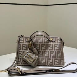 Perfetto Replica Borsa a mano media Fendi By The Way morbida marrone Imitazione Outlet