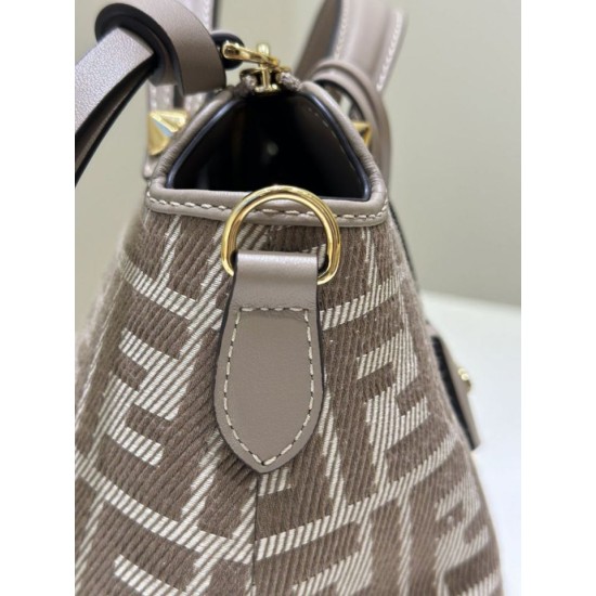 Perfetto Replica Borsa a mano media Fendi By The Way morbida marrone Imitazione Outlet
