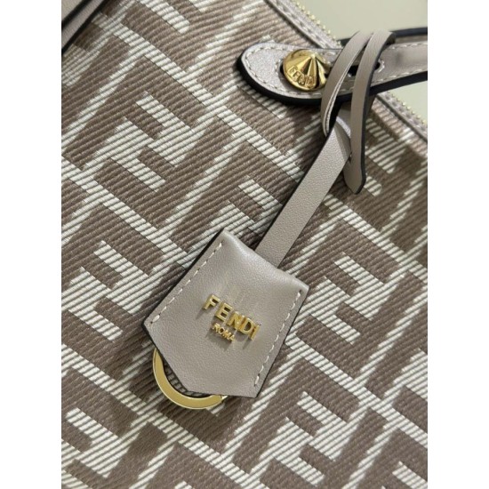 Perfetto Replica Borsa a mano media Fendi By The Way morbida marrone Imitazione Outlet