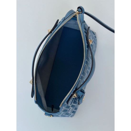 Perfetto Replica Borsa a mano media Fendi By The Way morbida blu Imitazione Outlet