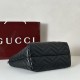 Perfetto Replica Borsa tote media Gucci 855279 GG Marmont Nero Imitazione Outlet