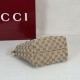 Perfetto Replica Borsa tote piccola Gucci GG Marmont 855391 Marrone Imitazione Outlet