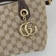 Perfetto Replica Borsa tote piccola Gucci GG Marmont 855391 Marrone Imitazione Outlet