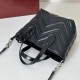 Perfetto Replica Borsa tote piccola Gucci GG Marmont 855391 Nero Imitazione Outlet