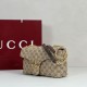 Perfetto Replica Borsa a tracolla piccola Gucci GG Marmont 855391 Marrone Imitazione Outlet