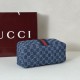 Borsa media Gucci Vanity con manico superiore 857799 Blu False Fatte Bene Online Perfetto Replica Borsa media Gucci Vanity con manico superiore 857799 Blu Imitazione Outlet