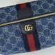 Borsa media Gucci Vanity con manico superiore 857799 Blu False Fatte Bene Online Perfetto Replica Borsa media Gucci Vanity con manico superiore 857799 Blu Imitazione Outlet