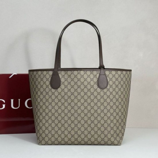 Borse tote media Gucci Ophidia marrone False Fatte Bene Online Perfetto Replica Borse tote media Gucci Ophidia marrone Imitazione Outlet