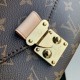 Perfetto Replica Borsa Louis Vuitton Pochette Métis East West M46279 Marrone Imitazione Outlet