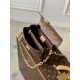 Perfetto Replica Borsa Louis Vuitton Pochette Métis East West M46279 Marrone Imitazione Outlet