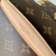Perfetto Replica Borsa Louis Vuitton Pochette Métis East West M46279 Marrone Imitazione Outlet