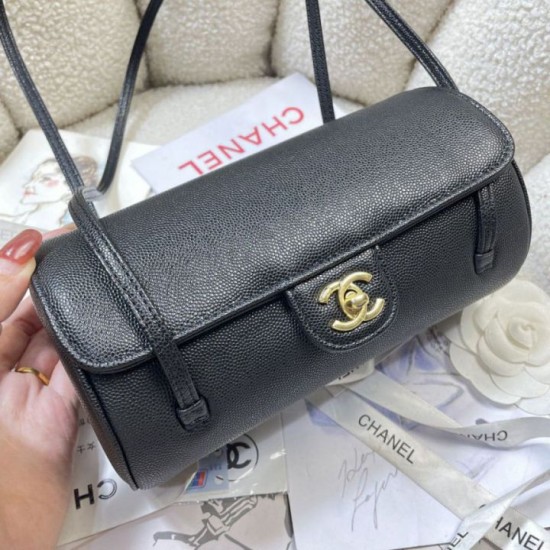 Replica Borse bowling piccola Chanel AS6143 Nero Imitazione fallate Outlet
