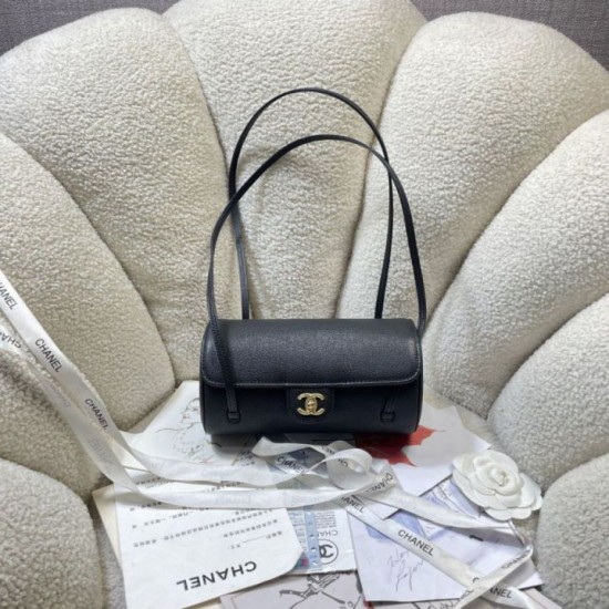Replica Borse bowling piccola Chanel AS6143 Nero Imitazione fallate Outlet