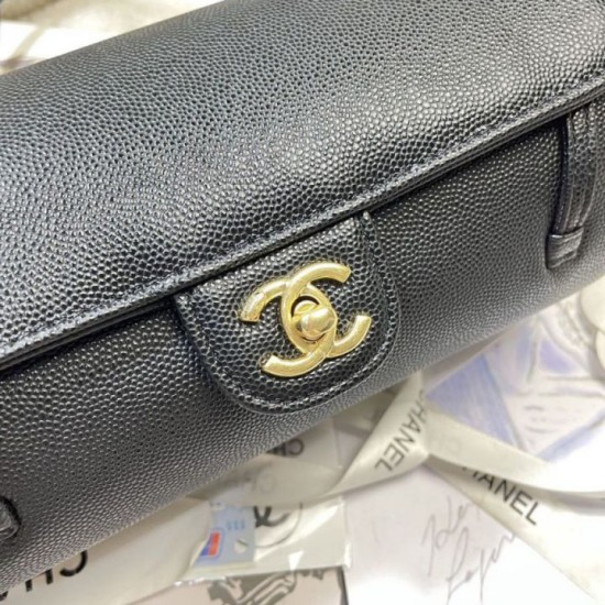 Replica Borse bowling piccola Chanel AS6143 Nero Imitazione fallate Outlet