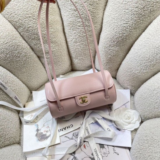 Replica Borse bowling piccola Chanel AS6143 Rosa Imitazione fallate Outlet