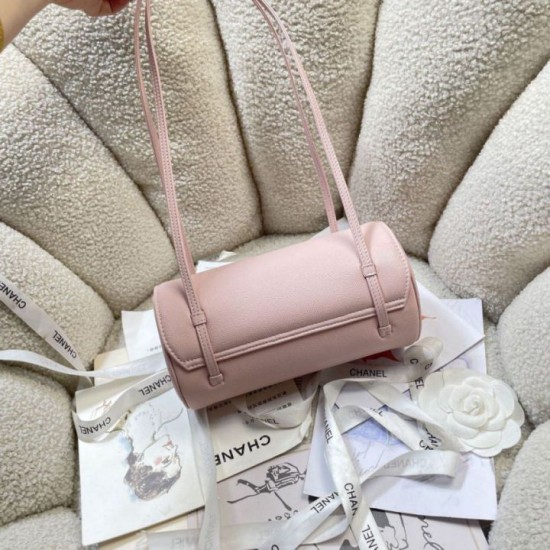 Replica Borse bowling piccola Chanel AS6143 Rosa Imitazione fallate Outlet