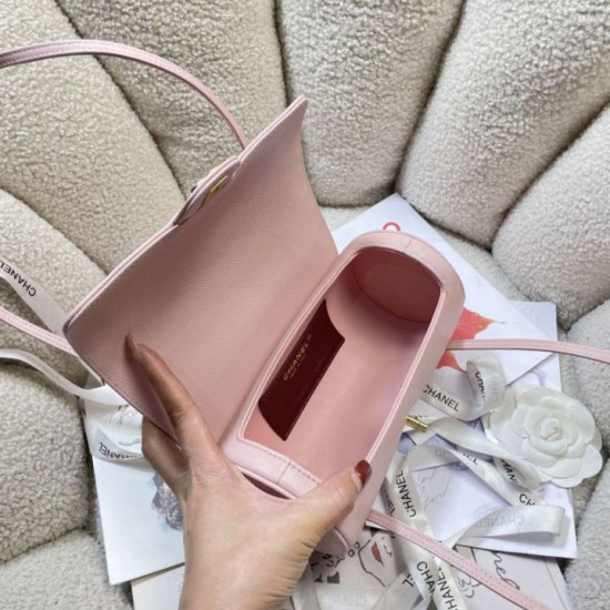 Replica Borse bowling piccola Chanel AS6143 Rosa Imitazione fallate Outlet