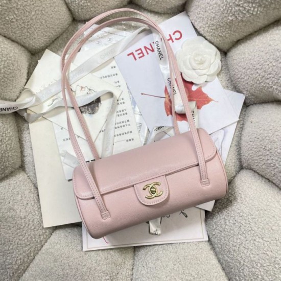 Replica Borse bowling piccola Chanel AS6143 Rosa Imitazione fallate Outlet