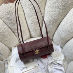 Replica Borsa bowling piccola Chanel AS6143 Bordeaux Imitazione fallate Outlet