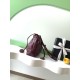 Replica Borsa a secchiello trapuntata con coulisse Chanel AS5227 bordeaux Imitazione fallate Outlet