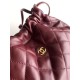 Replica Borsa a secchiello trapuntata con coulisse Chanel AS5227 bordeaux Imitazione fallate Outlet