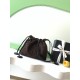 Replica Borsa a secchiello/hobo Chanel trapuntata con coulisse scamosciata AS5227 Caffè Imitazione fallate Outlet