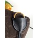 Replica Borsa a secchiello/hobo Chanel trapuntata con coulisse scamosciata AS5227 Caffè Imitazione fallate Outlet