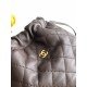 Replica Borsa a secchiello trapuntata con coulisse Chanel AS5227 marrone Imitazione fallate Outlet