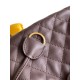 Replica Borsa a secchiello trapuntata con coulisse Chanel AS5227 marrone Imitazione fallate Outlet