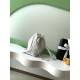 Replica Borsa a secchiello trapuntata con coulisse Chanel AS5227 bianco Imitazione fallate Outlet