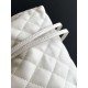 Replica Borsa a secchiello trapuntata con coulisse Chanel AS5227 bianco Imitazione fallate Outlet
