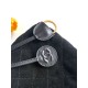 Replica Borsa a secchiello/hobo Chanel trapuntata con coulisse scamosciata AS5227 Nero Imitazione fallate Outlet