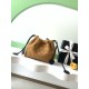Replica Borsa a secchiello/hobo Chanel trapuntata con coulisse scamosciata AS5227 marrone Imitazione fallate Outlet