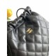 Replica Borsa a secchiello trapuntata con coulisse Chanel AS5227 Nero Imitazione fallate Outlet