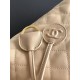 Replica Borsa a secchiello trapuntata con coulisse Chanel AS5227 albicocca Imitazione fallate Outlet