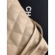 Replica Borsa a secchiello trapuntata con coulisse Chanel AS5227 albicocca Imitazione fallate Outlet