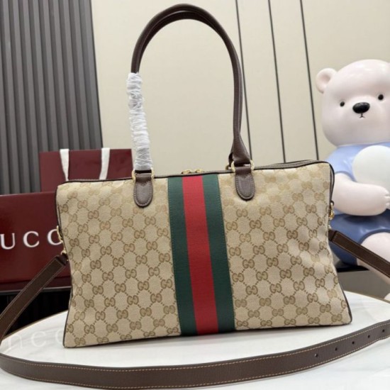 Replica Borsa bauletto grande Gucci Borsetto 866734 Marrone Imitazione fallate Outlet