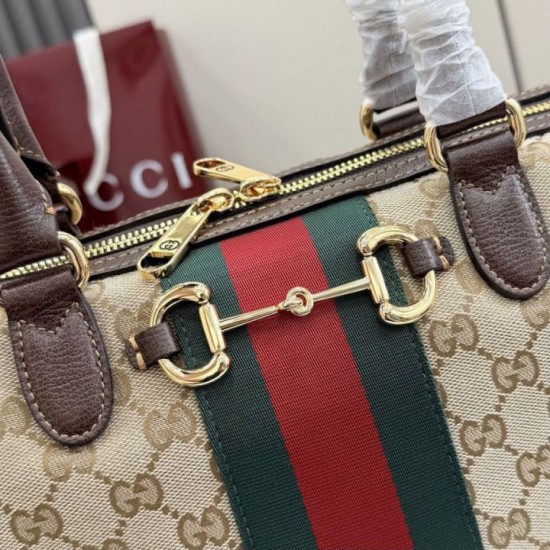 Replica Borsa bauletto grande Gucci Borsetto 866734 Marrone Imitazione fallate Outlet