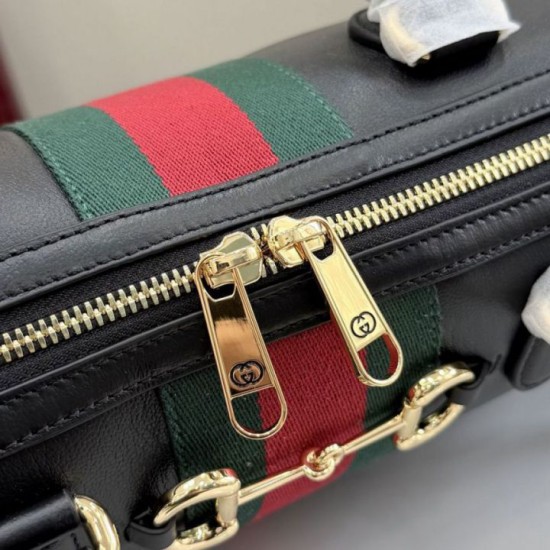 Replica Borsa bauletto grande Gucci Borsetto 866734 Nero Imitazione fallate Outlet