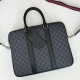 Replica Borsa da lavoro media da uomo Gucci GG 792077 nera Imitazione fallate Outlet