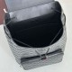 Replica Zaino medio da uomo Gucci con emblema GG 854750 Nero Imitazione fallate Outlet