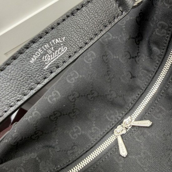 Replica Borsa a tracolla media da uomo Gucci Brera 866938 nera Imitazione fallate Outlet