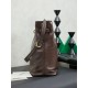 Replica Borsa a secchiello a tracolla Miu Miu Aventure nappa 5BE101 Caffè Imitazione fallate Outlet