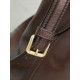 Replica Borsa a secchiello a tracolla Miu Miu Aventure nappa 5BE101 Caffè Imitazione fallate Outlet