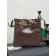 Replica Borsa a secchiello a tracolla Miu Miu Aventure nappa 5BE101 Caffè Imitazione fallate Outlet