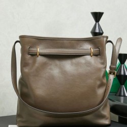 Replica Borsa a secchiello a tracolla Miu Miu Aventure nappa 5BE101 Radica Imitazione fallate Outlet