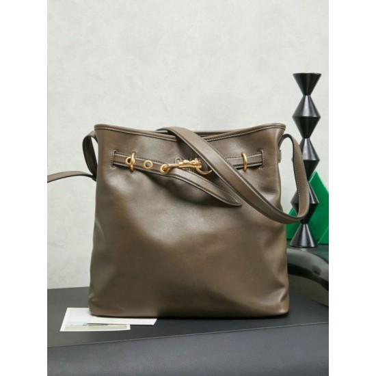 Replica Borsa a secchiello a tracolla Miu Miu Aventure nappa 5BE101 Radica Imitazione fallate Outlet