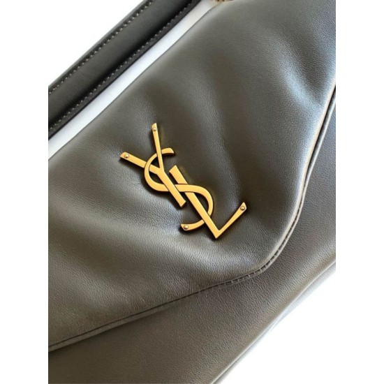 Replica Borsa a tracolla media YSL Saint Laurent Calypso muschio Imitazione fallate Outlet