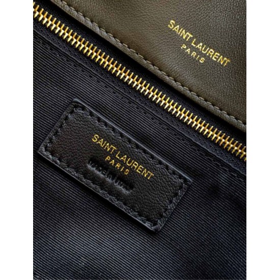 Replica Borsa a tracolla media YSL Saint Laurent Calypso muschio Imitazione fallate Outlet