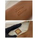 Replica Pochette compatta in nappa Miu Miu 5NE851 Marrone Imitazione fallate Outlet